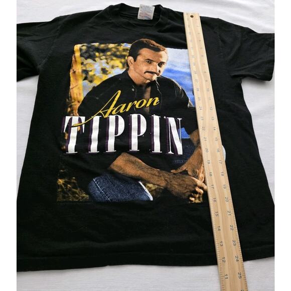 Vintage Aaron Tippin Single Stitch TOUR Tshirt Medium Tee Country Music - Picture 6 of 12